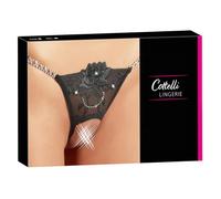 Cottelli - Tanga Aperto con Fiore Scintillante - M/L