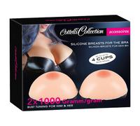 Inserti in silicone push-up con capezzoli per décolleté gigante (2 x 1000g) Cottelli