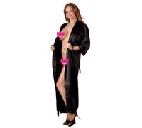 Cottelli Kimono 2760223 Black L/XL