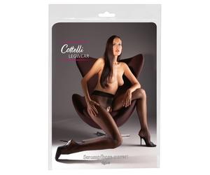 Cottelli LEGWEAR Collant neri lucidi e setosi senza cavallo 2