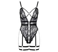 Cottelli Crotchless String Body 2644460 Black S