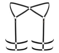 Cottelli Lingerie Cinture di Castità Harness Nero S/M