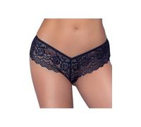 Cottelli LINGERIE Rio Merletto S Slip a Tanga, Nero, S Donna