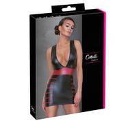 Cottelli Party - Abito aderente a righe (nero-rosso) - L