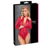 Cottelli PARTY Schlangenhaut-Optik Body Maniche Lunghe Con Colletto Alto