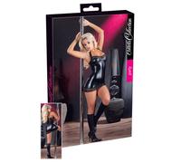 Abito da Festa Sensuale Cottelli con Pizzo e Collo a Listino (Nero) - XL