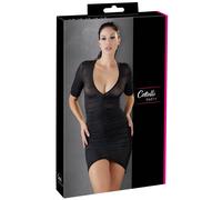 Cottelli PARTY Vestito attillato sexy trasparente nero S