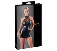 Cottelli PARTY Vestito con Pizzo Aderente Abito Corto IN Effetto Lucido