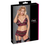 Cottelli Seducente Boccioli di Pizzo : Reggiseno Coppa Morbida E Ouvert-Slip Con