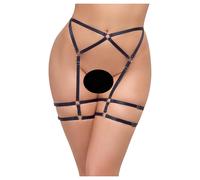 Cottelli Silky Soft Straps Suspender Belt 2340577 Black S/M