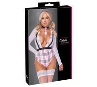 Cottelli Stravagante Completo: Profondo Dekolletierter Body Maniche Lunghe