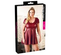 Abito mini A-line di taglia comoda Cottelli (bordeaux) - XL