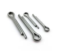 Cotter a molla a forma di U, Coppiglie a molla for trattore for auto a forma di U in acciaio al carbonio 190 pezzi M1.5-M6 16-60mm(60mm,10pcs M4)