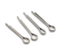 Cotter a molla a forma di U, Lunghezza del diametro 8-80mm delle coppiglie della molla di forma U dell'acciaio inossidabile 304 for il pacchetto dell'automobile(10mm,M1 50pcs)