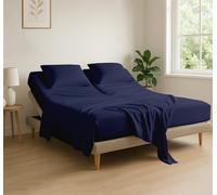 Cottingon Set di lenzuola per letto king size con testa flessibile, 86 cm, per letti regolabili con numero di sonno, morbide e traspiranti, 100% cotone egiziano, per materassi fino a 40,6 cm di