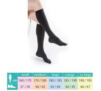 Gambaletto cotton kamila mmhg 18 uomo maglia trama xxl antracite