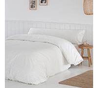 COTTON ARTean Copripiumino per letto 90 percalle cotone 200 fili TULA Beige, copripiumino 150 x 220 + 1 federa, chiusura con bottoni.