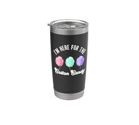 Cotton Candy fan Divertente Cotton Candy signora Cotton Candy Regali Bicchiere termico in acciaio inox doppia parete