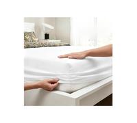 Cotton Candy Lenzuolo con Angoli 100% Cotone, Angolo 27 cm, perimetrale (Bianco, 90 x 200 + 27 cm)