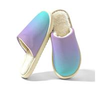 Cotton Candy Ombre - Pantofole da donna in memory foam, colore sfumato, Multi, 38.5/39.5 EU