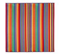 Cotton Craft - Lusso Telo Mare per Due 58 x 68 - Coperta da Spiaggia - Estate del Siam Multi Stripe.