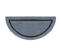 Cotton Craft - Trapuntato a Mano a Forma di D Half Round Hearth Tappeto 55,9 x 111,8 cm - 100% Lana