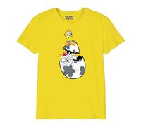 cotton division Maglietta da Ragazzo, Giallo, 10 Anni