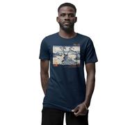 cotton division Mehokusts002 T-Shirt, Navy, M Uomo