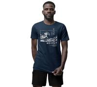 cotton division Mehokusts009 T-Shirt, Navy, XS Uomo