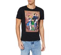 cotton division Mehuntxts010 T-Shirt, Nero, M Uomo