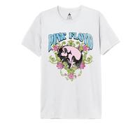 cotton division Pink Floyd MEPIFLRTS108 - Maglietta da Uomo, Colore: Bianco, M, Bianco, M