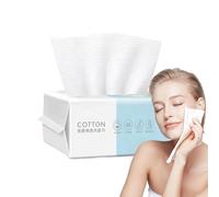 Cotton Face Towels - Super Soft Face Towel Large Dry Wipes, Soft Face Wipes | Makeup Remover Wipes, Lint- Facial Tissue for Sensitive Skin Makeup Removing, Cleansing, Nursing, Travel