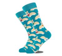 Cotton Happy Funny Socks Men Alien Planet Shark Crazy Design Sokken Unisex Novel