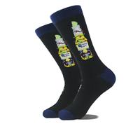 Cotton Happy Funny Socks Men Alien Planet Shark Crazy Design Sokken Unisex Novel