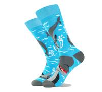 Cotton Happy Funny Socks Men Alien Planet Shark Crazy Design Sokken Unisex Novel