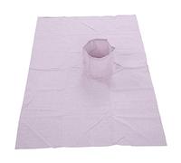 Cotton Massage Table Cover with Face Hole 70 x 100cm Beauty Salon Massage Bed Sheet Soft Wear-ResistChoose Multiple Colors Beauty Salon (Purple Grey)