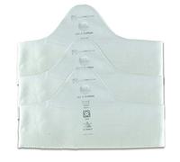 Cotton More of Me to Love - Confezione da 3 fodere per reggiseni, colore: Bianco