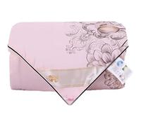 Cotton Mulberry Silk Quilt Pure Cotton Three-Dimensional Thickened Winter Quilt Printed Summer Quilt Air-Conditioning Quilt (Color : A Size : 200 * 230cm 5catty) (A 200 * 230cm 10catty)