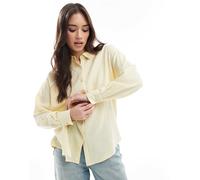 Cotton On - Camicia a maniche lunghe colore glassa al limone-Giallo 6