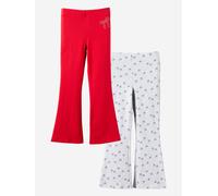 Cotton On Cotton On Essential Flare Leggings Multipack 134140cm rosso