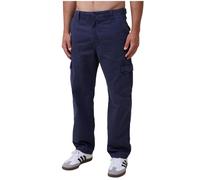 Cotton On Mens Pantaloni Cargo Casual Tattici Dritti Blu Navy