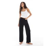 Cotton On - Sleep Recovery - Pantaloni a fondo ampio asia fit neri-Nero L