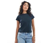 Cotton On - T-shirt mini anni '90 blu Oxford 38