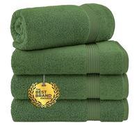 Cotton Paradise Asciugamani da bagno, set di 4 asciugamani turchi 100% cotone, morbidi, blu cielo (sky blue)