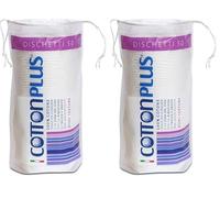 Cotton Plus DISCHETTI 50 pz. - LINEA BEAUTY | DISCHETTI 100% PURO COTONE | Dischetti struccanti per la pulizia del viso soffici e resistenti. (Confezione da 2)