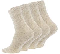 Cotton Prime 8 paia di calzini morbida lino natura