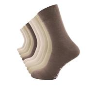 Cotton Prime Calzini Uomo Donna in Bambù Viscosa 10 Paia Unisex Business Classic Calzini Bambù Morbido & Traspirante Nero Bianco Multicolore 35-38 39-42 43-46, Mix marrone, 35-38