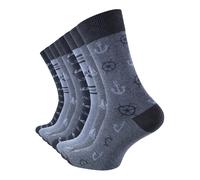 Cotton Prime Calzino 'Maritim' blu / navy / opale Uomo Cotton Prime 39-42