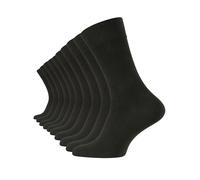 Vincent Creation 10 paia di calze da uomo eleganti e di alta qualità - cotone, senza cuciture, colore nero