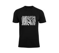 Cotton Prime Maglietta 'Black & White Zebra Eye' nero / bianco Uomo Cotton Prime S